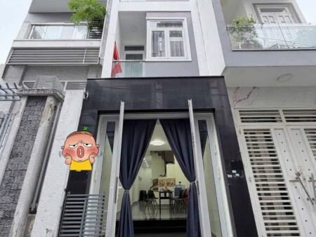 NHÀ MỚI 4 TẦNG HẺM 5M CÁCH MT 20M DƯƠNG BÁ TRẠC P. CHÁNH HƯNG